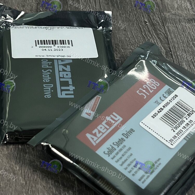 SSD Azerty Bory R500 512GB (SATA III, 2.5", NAND 3D TLC)